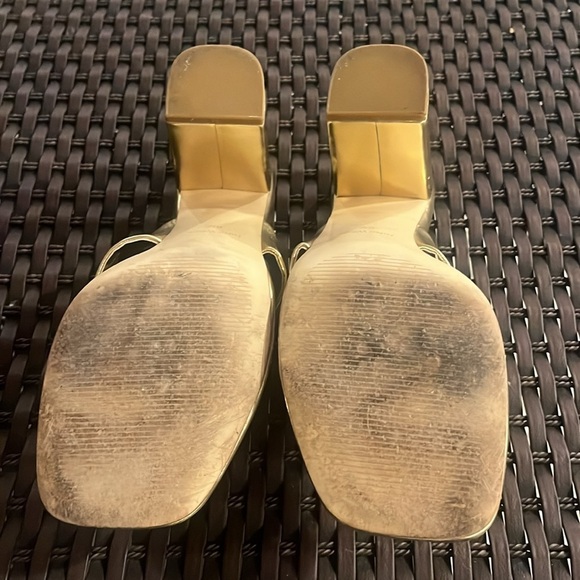 Nine West GoGo Sandals - Gold 8M - Picture 9 of 11